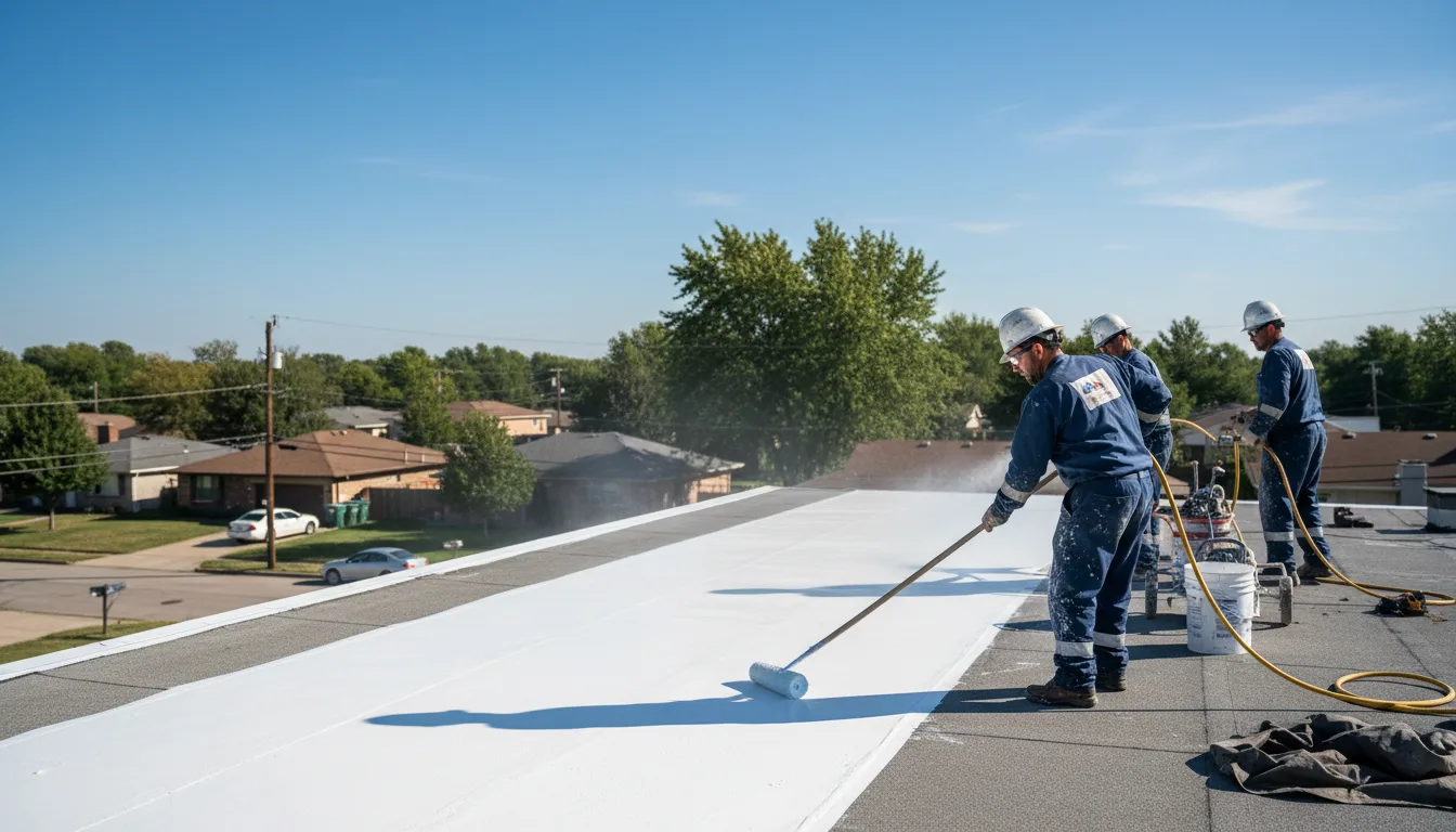 Commercial roof coating in Hartford, AR near me